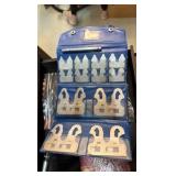 RADIUS gage set; Starrett micrometers; calipers