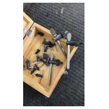 DRILL chuck keys in wooden box