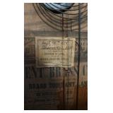 ANTIQUE Ansonia Brass  Weight-Driven Ogee Wall Clock