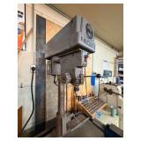 Clausing 1633 Drill Press with Heavy Duty Steel machining table.