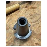 (10) CNC CV40 assorted tool holders with cutters & drills for milling