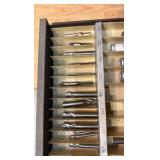 WELDON OAL Square HSS 2-Flute Endmills, center drill, other taps