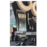 PRECISION screwdriver set, tape, glue gun and more
