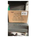 SHELF Unit full of hardware. Shelf is  H 87” x L 3’ x D 1’