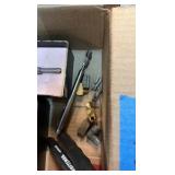 CEN-TECH 1" digital indicator; Punch sets; magnetic pick-up tools