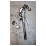 (2) JACK stands; 4000LB Cable puller 30329