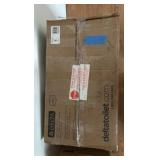 DELTA Foundations 2-piece elongated white toilet