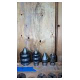 Jacob chucks, Lathe Centers, boring bars