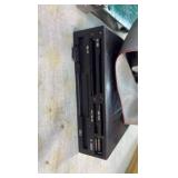 2 DVD players, USB port, memory chips.