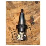 (10) CNC CV40 assorted tool holders with cutters & drills for milling