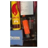 RUST Gard 22 in. liner; rubber grommets; Storehouse e-clips; cylinder gauge; Norton Superabrasive grinder wheel; Butane