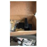 SHELF Unit full of hardware. Shelf is  H 87” x L 3’ x D 1’