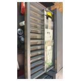 TOOL box holding cutting tools such as mill ends and drill bits