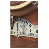 ANTIQUE Ansonia clock wall-mounted clock H 3’ x L 15”