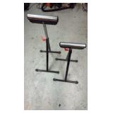 (2) HAULMaster adjustable roller stands