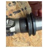 (10) CNC CV40 assorted tool holders with cutters & drills for milling