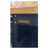 Harbor Freight 5-drawer steel work station with a maple top 42606.