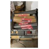 DELTA 10" bench saw; NEA sheet cork and gasket material.