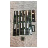 2 DVD players, USB port, memory chips.