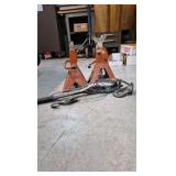 (2) JACK stands; 4000LB Cable puller 30329