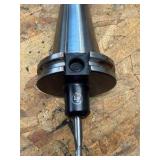 (10) CNC CV40 assorted tool holders with cutters & drills for milling