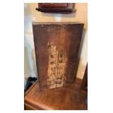 ANTIQUE Ansonia Brass  Weight-Driven Ogee Wall Clock