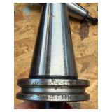 (10) CNC CV40 assorted tool holders with cutters & drills for milling