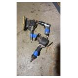 (2) PNEUMATIC sanders; (1) pneumatic  reversible drill