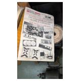 6" BENCH Buffer on stand, Buffalo 6" Bench grinder  with polishing kit & other items on stand