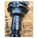 (10) CNC CV40 assorted tool holders with cutters & drills for milling