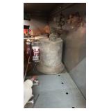 SHELF Unit full of hardware. Shelf is  H 87” x L 3’ x D 1’