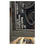 DELTA 10" bench saw; NEA sheet cork and gasket material.