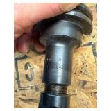 (10) CNC CV40 assorted tool holders with cutters & drills for milling