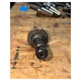 (10) CNC CV40 assorted tool holders with cutters & drills for milling