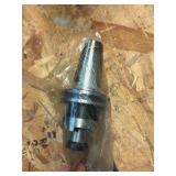 CNC CV40 assorted tool holders for milling; many appear to be new