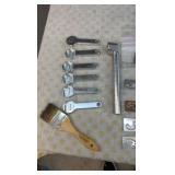 (2) HARDWARE 6- drawer storage unit, hardware