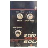 Solar 2120 wire feed welder with additional parts