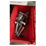 SHELF Unit full of hardware. Shelf is  H 87” x L 3’ x D 1’