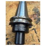 (10) CNC CV40 assorted tool holders with cutters & drills for milling