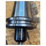 (10) CNC CV40 assorted tool holders with cutters & drills for milling