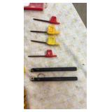 TOOLMEX round collet stops, Kennametal inserts