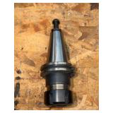 (10) CNC CV40 assorted tool holders with cutters & drills for milling