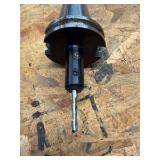 (10) CNC CV40 assorted tool holders with cutters & drills for milling