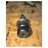 (10) CNC CV40 assorted tool holders with cutters & drills for milling