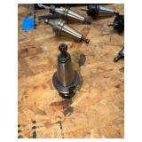 (10) CNC CV40 assorted tool holders with cutters & drills for milling