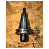 (10) CNC CV40 assorted tool holders with cutters & drills for milling