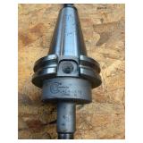 (10) CNC CV40 assorted tool holders with cutters & drills for milling