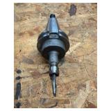 (10) CNC CV40 assorted tool holders with cutters & drills for milling