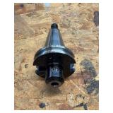 (10) CNC CV40 assorted tool holders with cutters & drills for milling