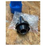 CNC CV40 assorted tool holders for milling; many appear to be new